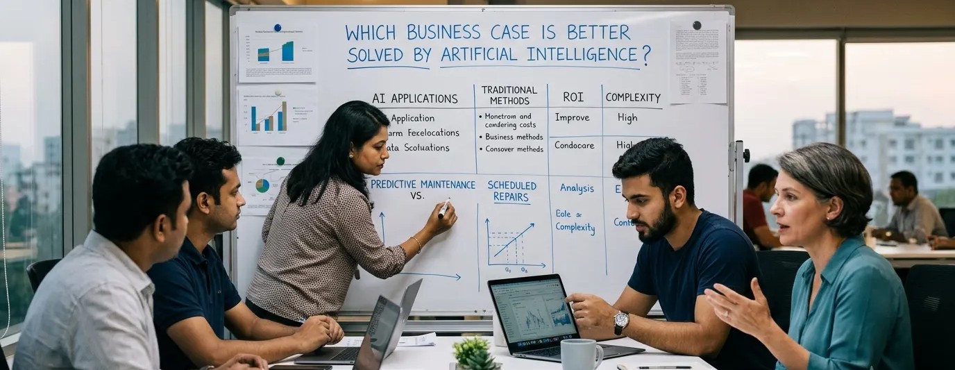 Which Business Case Is Better Solved by Artificial Intelligence?